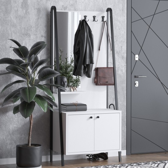 Hall Stand Lole - Black, White Black
White Hall Stand Lole - Black, White Black
White