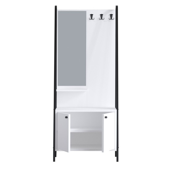 Hall Stand Lole - Black, White Black
White Hall Stand Lole - Black, White Black
White