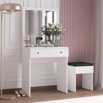 Τουαλέτα Κρεβατοκάμαρας - Table Felix - Χρώμα Λευκό
