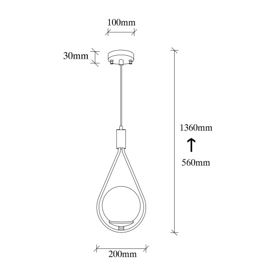 Chandelier GMN-00008 Black Chandelier GMN-00008 Black