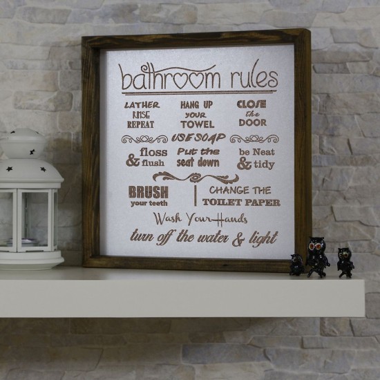 Decorative Framed MDF Painting KZM006 Brown
White Decorative Framed MDF Painting KZM006 Brown
White