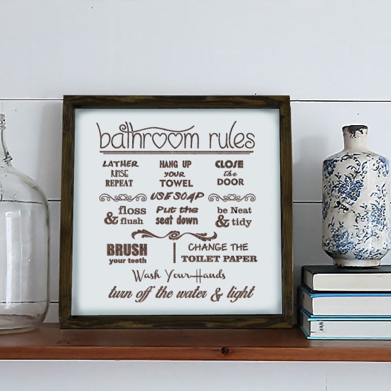 Decorative Framed MDF Painting KZM006 Brown
White Decorative Framed MDF Painting KZM006 Brown
White