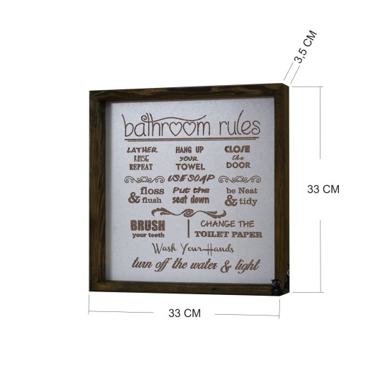 Decorative Framed MDF Painting KZM006 Brown
White Decorative Framed MDF Painting KZM006 Brown
White