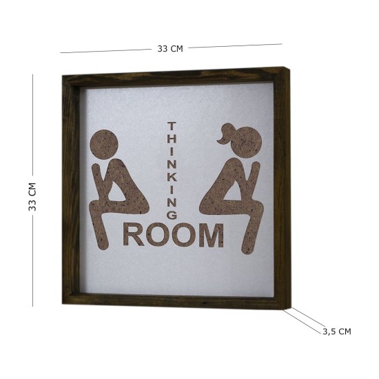 Decorative Framed MDF Painting KZM030 Brown
White Wallxpert Decorative Framed MDF Painting KZM030 Brown
White