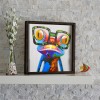 Wallxpert Decorative Framed MDF Painting KZM522 Multicolor
