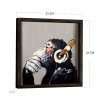 Wallxpert Decorative Framed MDF Painting KZM670 Multicolor