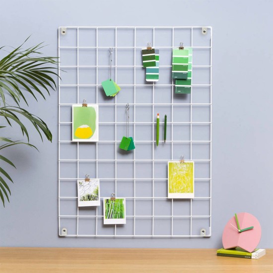 Decorative Metal Wall Accessory WR001 White Decorative Metal Wall Accessory WR001 White