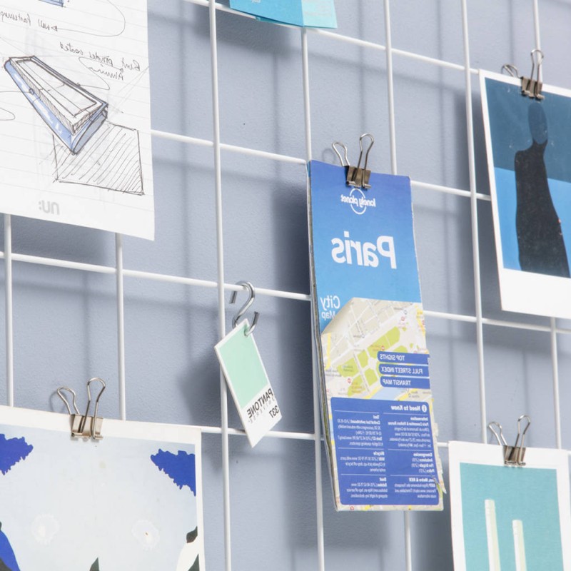 Decorative Metal Wall Accessory WR001 White