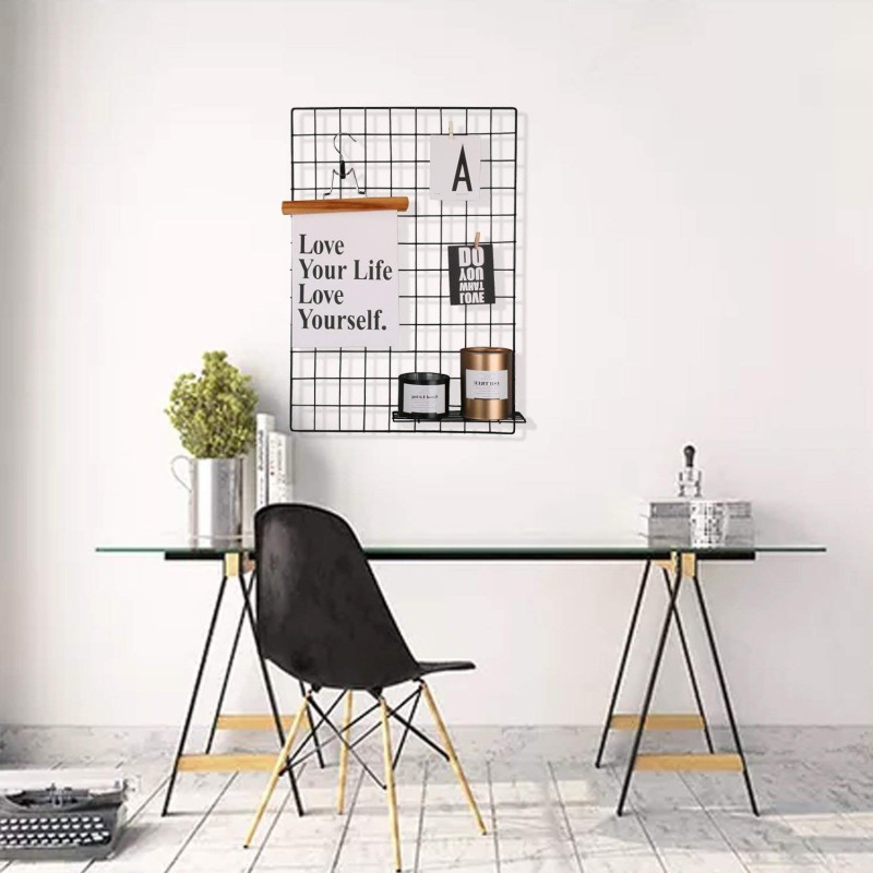 Decorative Metal Wall Accessory WR002 Black