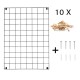 Decorative Metal Wall Accessory WR002 Black Decorative Metal Wall Accessory WR002 Black