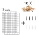 Decorative Metal Wall Accessory WR003 Black Decorative Metal Wall Accessory WR003 Black