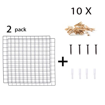 Decorative Metal Wall Accessory WR005 Black