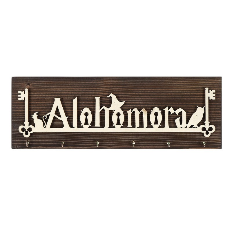 Wallxpert Wooden Key Holder LAZ157 Multicolor