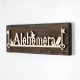 Wooden Key Holder LAZ157 Multicolor Wallxpert Wooden Key Holder LAZ157 Multicolor