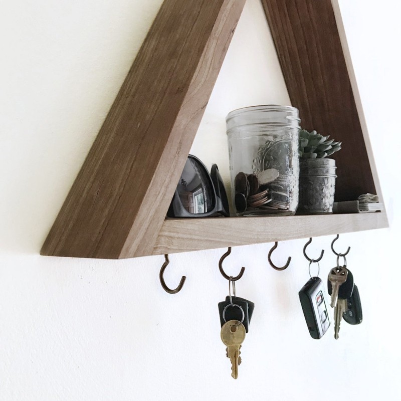 Wallxpert Key Holder AA149 Walnut
