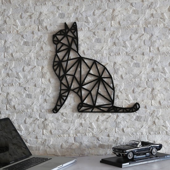 Wallxpert Decorative Wooden Wall Accessory MTK013 v2 Black