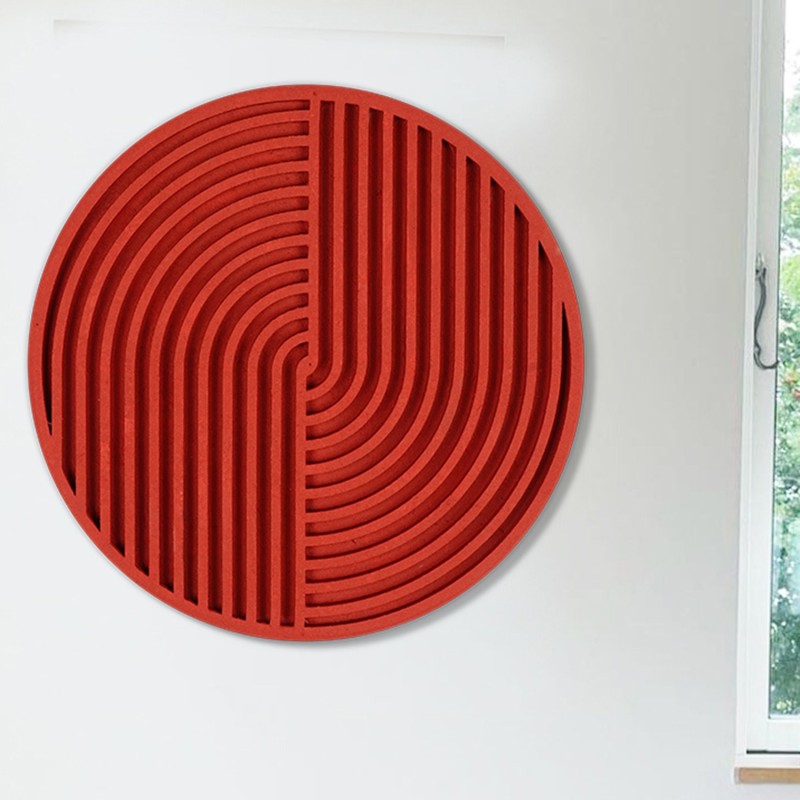 Wallxpert Decorative Wall Accessory ART128 Red