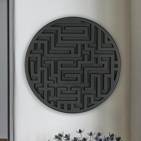 Decorative Wall Accessory ART139 Black Wallxpert Decorative Wall Accessory ART139 Black