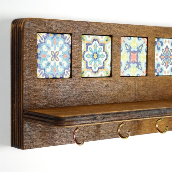 Wall Shelf LAZ163 Walnut Wall Shelf LAZ163 Walnut