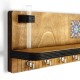Wall Shelf LAZ166 Walnut Wallxpert Wall Shelf LAZ166 Walnut