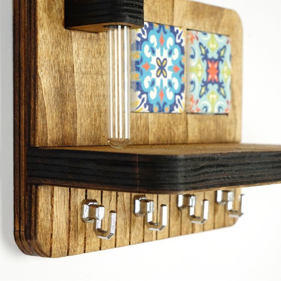 Wall Shelf LAZ170 Walnut Wall Shelf LAZ170 Walnut