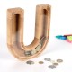 Aberto Design Decorative Penny Bank HAKUMU Brown
White