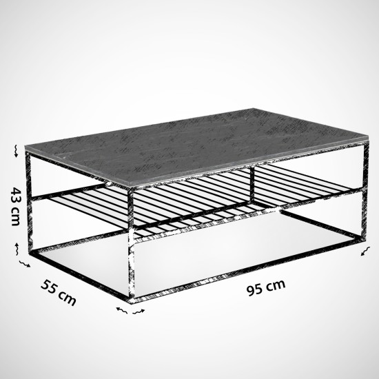 Coffee Table Etna - White White