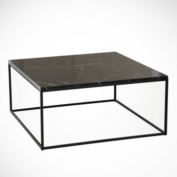 Coffee Table Poly - Royal Black
White