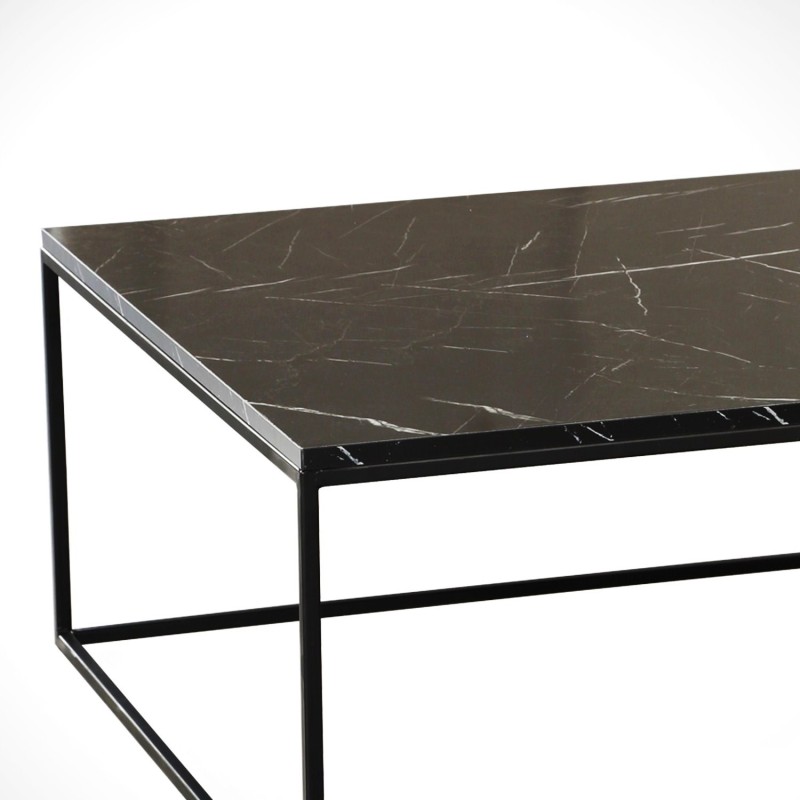 Coffee Table Poly - Royal Black
White