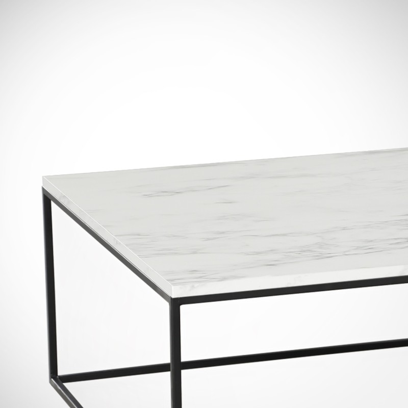 Coffee Table Poly - Marmo White
Black