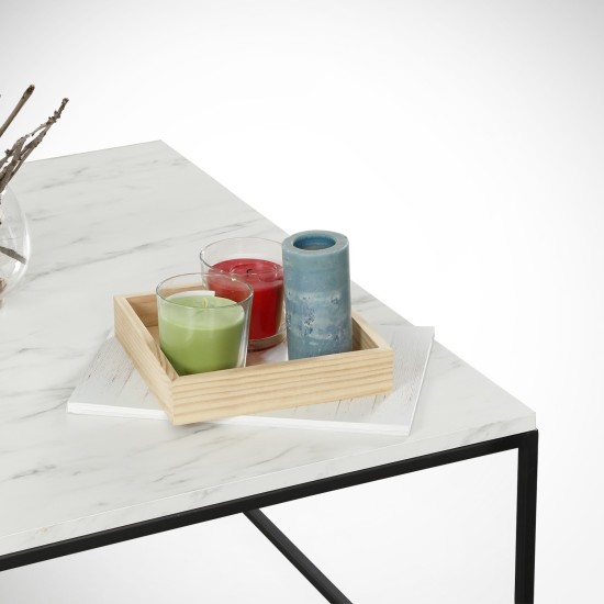 Coffee Table Poly - Marmo White
Black Coffee Table Poly - Marmo White
Black