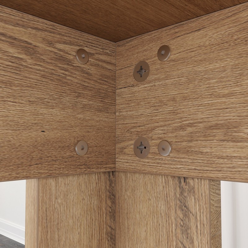 Dining Table Single 90 - Caucasian, Oak Oak