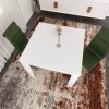 Dining Table Single 90 - Shiny White White