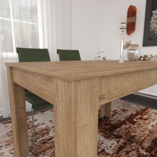 Dining Table Single 120 - Caucasian, Oak Oak Dining Table Single 120 - Caucasian, Oak Oak