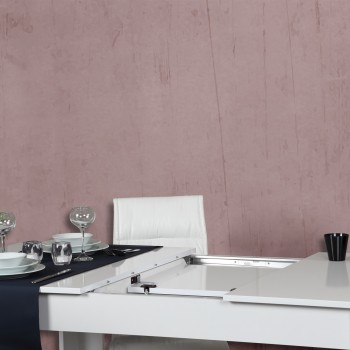 Extendable Dining Table Oblo - Shiny White White