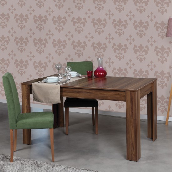 Extendable Dining Table Oblo - Walnut Walnut