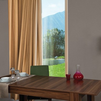 Extendable Dining Table Bois - Walnut Walnut