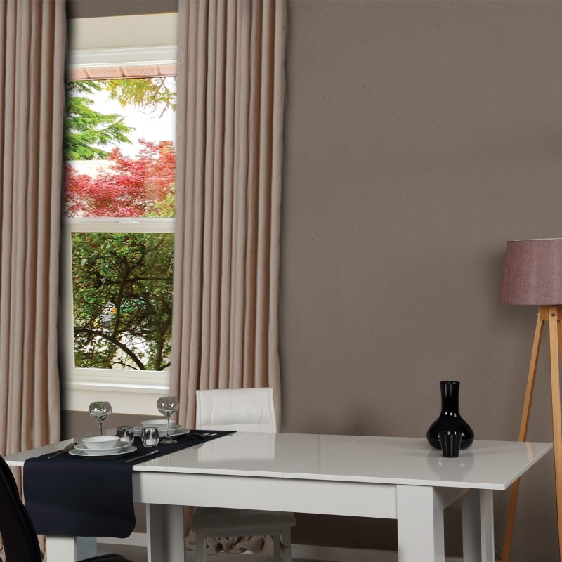 Extendable Dining Table Bois - Shiny White White