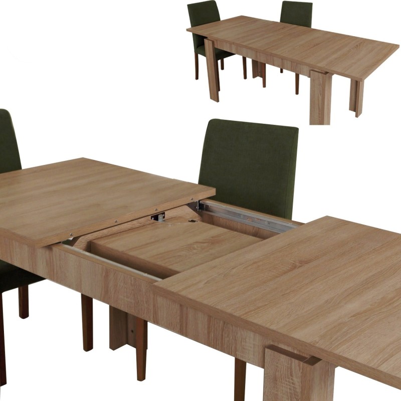 Extendable Dining Table Huqqa - Light Oak Light Oak