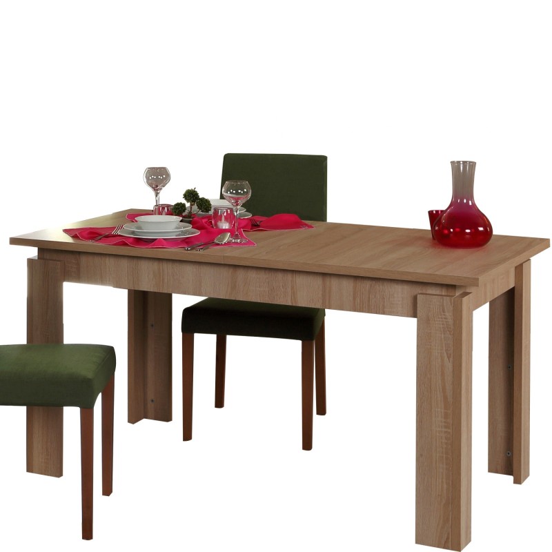 Extendable Dining Table Huqqa - Light Oak Light Oak