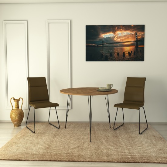 Table Sandalf - Caucasian Oak Caucasian Oak Hanah Home Table Sandalf - Caucasian Oak Caucasian Oak