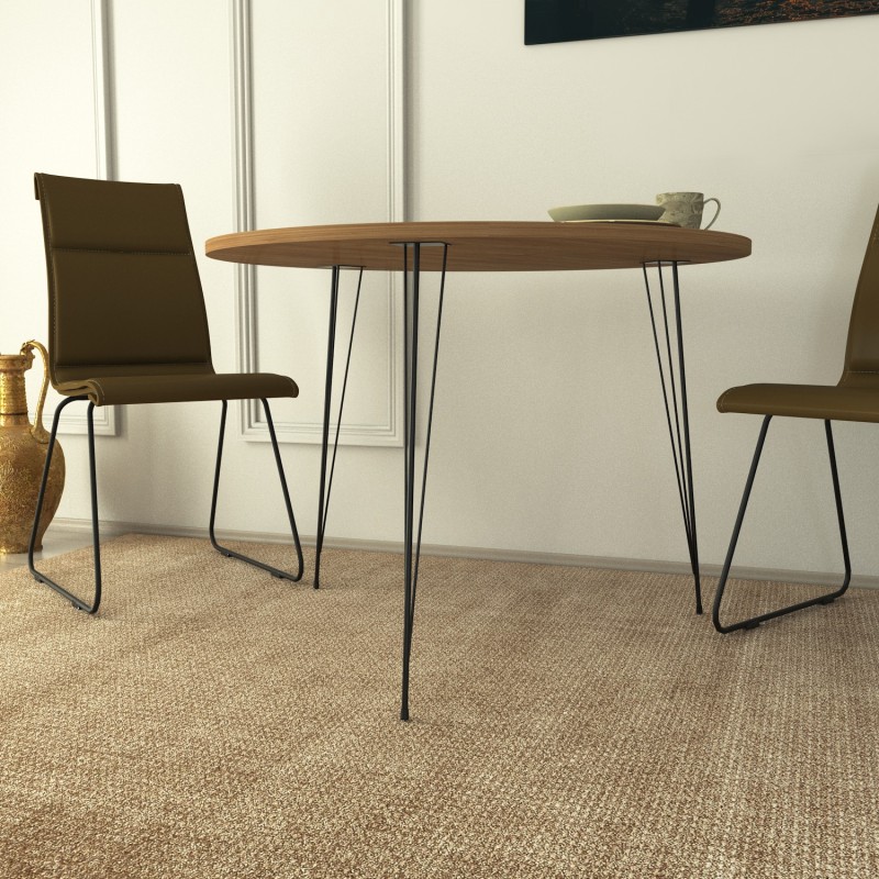 Hanah Home Table Sandalf - Caucasian Oak Caucasian Oak