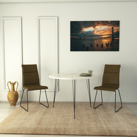 Table Sandalf - Marmo Black
White Table Sandalf - Marmo Black
White
