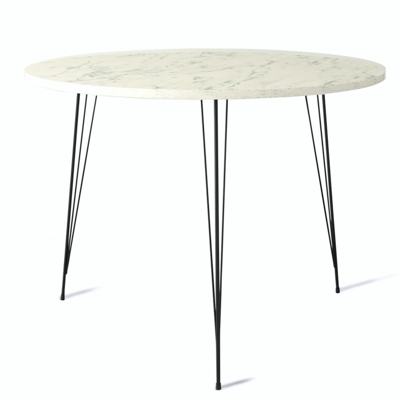 Table Sandalf - Marmo Black
White
