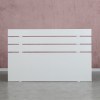 Headboard Fuga 140 - Shiny White White