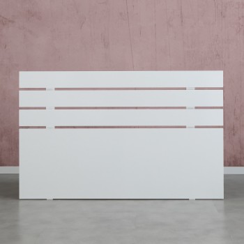 Headboard Fuga 140 - Shiny White White