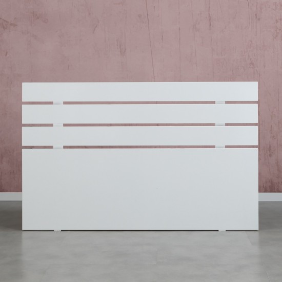 Headboard Fuga 140 - Shiny White White