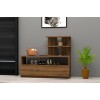 Shoe Cabinet Airy - Walnut Brown
