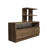 Shoe Cabinet Airy - Walnut Brown