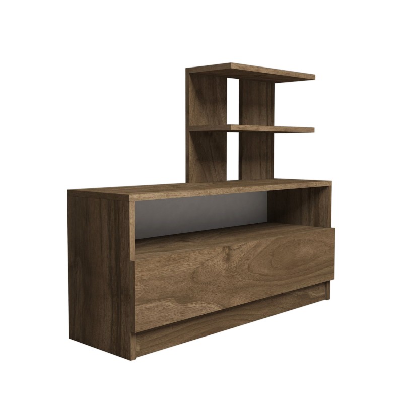 Shoe Cabinet Airy - Walnut Brown